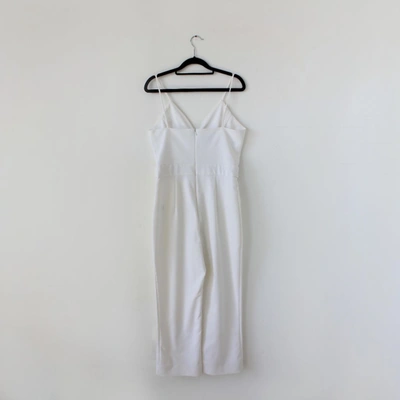 Pre-owned Cushnie Et Ochs White Strappy Jumpsuit In Default Title