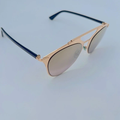 Pre-owned Dior So Real Gold Frame Sunglasses In Default Title