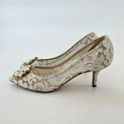 DOLCE & GABBANA Pre-owned Belluci Taormina Lace Pumps, 38 In Default Title