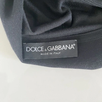 Pre-owned Dolce & Gabbana Black Knitted Square Neck Top In Default Title