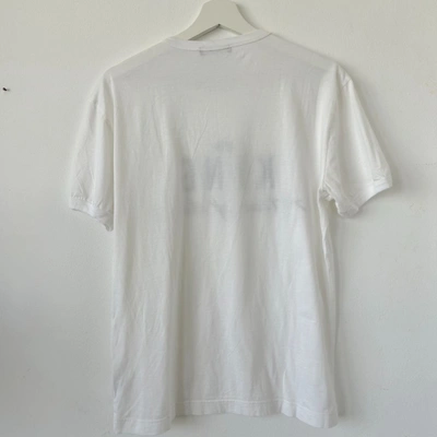 DOLCE & GABBANA Pre-owned White T Shirt With Black Print In Default Title