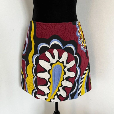 Pre-owned Emilio Pucci Printed Mini Skirt In Default Title