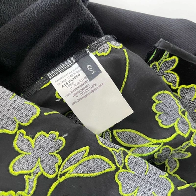 Pre-owned Giambattista Valli Black Floral Print Crop Top In Default Title