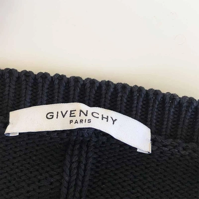 Pre-owned Givenchy 'i Feel Love' Long Sleeve Black Jumper In Used / M / Black