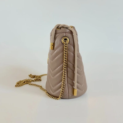 Pre-owned Gucci Gg Marmont Mini Bucket Bag In Default Title