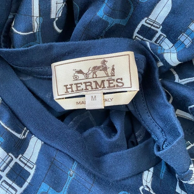 Pre-owned Hermes Horsebit Print Mens T-shirt In Default Title