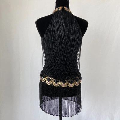 Pre-owned Jenny Packham Beaded Halter Top In Default Title