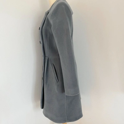 Pre-owned Kenzo Grey Wool Button Down Coat In Default Title