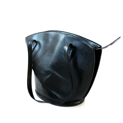 Pre-owned Louis Vuitton Black Epi Leather Saint Jacques Gm In Default Title