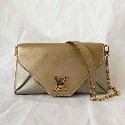 Pre-owned Louis Vuitton Gold Leather Love Note Bag In Used / N/a / Gold