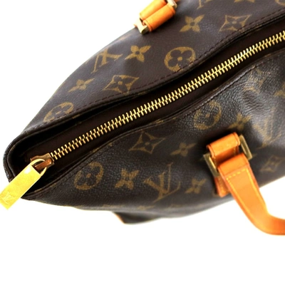 Pre-owned Louis Vuitton Monogram Cabas Mezzo Shoulder Bag In Default Title