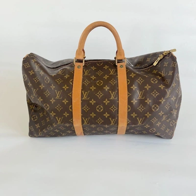 Pre-owned Louis Vuitton Monogram Keepall 50 Travel Bag In Default Title