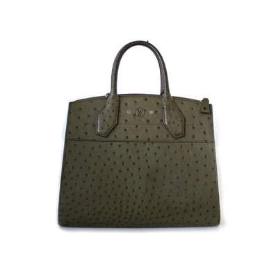 NEW Louis Vuitton City Steamer Ostrich Leather Candy Green 1 of 9 in the  World