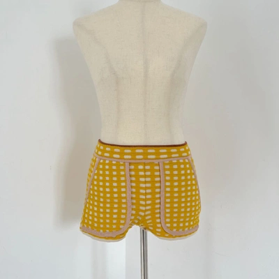 Pre-owned M Missoni Yellow Shorts In Default Title
