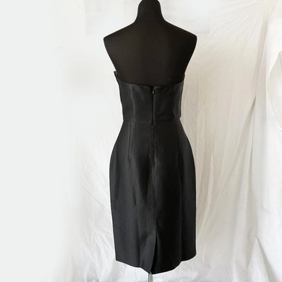 Pre-owned Martin Grant Black Tube Dress With Belt In Used / M / Black