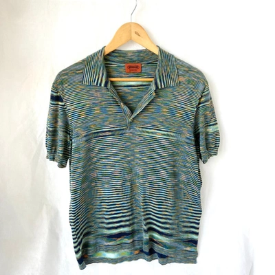 Pre-owned Missoni Knit Polo Shirt In Default Title