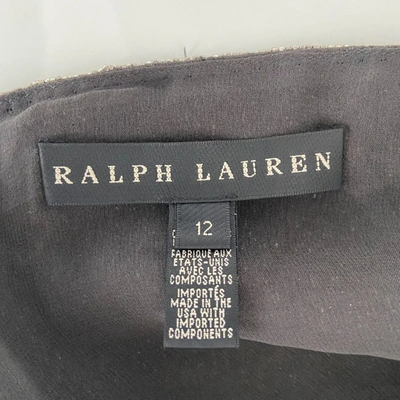 Pre-owned Ralph Lauren Heavily Silver/black Beaded Camisole Top In Default Title