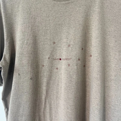 Pre-owned Saint Laurent Cotton T Shirt In Default Title