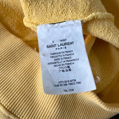 Pre-owned Saint Laurent University Sleeveless Sweatshirt In Default Title