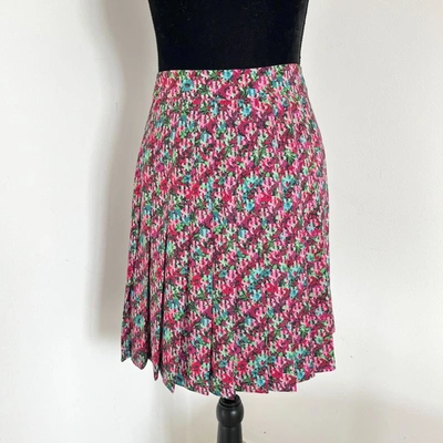 Pre-owned See By Chloé Printed Blouse And Pleated Mini Skirt In Default Title