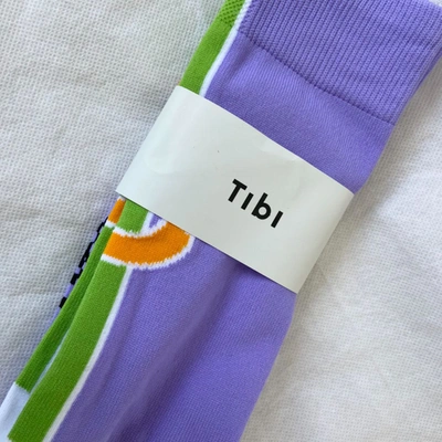 Pre-owned Tibi Alphabet Socks (letter: C) In Default Title