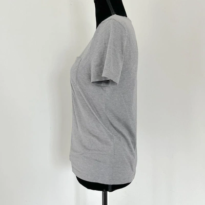 Pre-owned Valentino Grey T Shirt With Print On The Back In Default Title