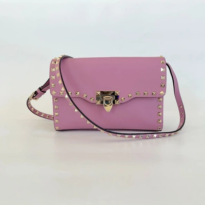 Pre-owned Valentino Garavani Valentino Pink Leather Flap Bag With