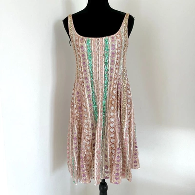 Pre-owned Valentino Sequin Sleeveless Mini Dress In Default Title