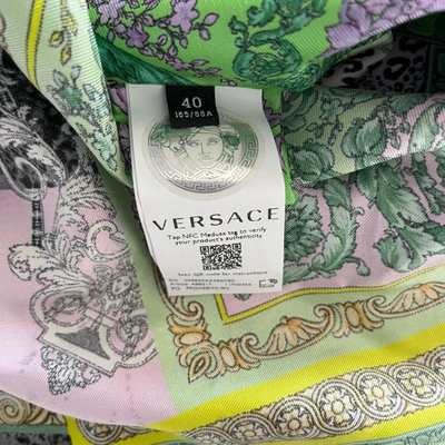 Pre-owned Versace Printed Crop Shirt In Default Title