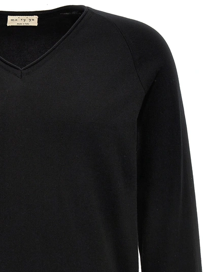 Shop Ma'ry'ya Cotton Sweater Sweater, Cardigans In Black