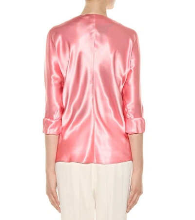 Shop Haider Ackermann Silk Blouse In Pink