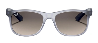 Shop Ray-ban Junior Rj9062s 70501148 Square Sunglasses In Grey