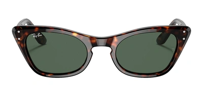 Shop Ray-ban Junior Rj9099s 71027143 Cat Eye Sunglasses In Green