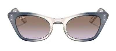 Shop Ray-ban Junior Rj9099s 71054q43 Cat Eye Sunglasses In Brown