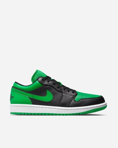 Shop Jordan Brand Air Jordan 1 Low &#39;lucky Green&#39; In Black