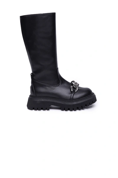 Shop N°21 Black Boots With Chain