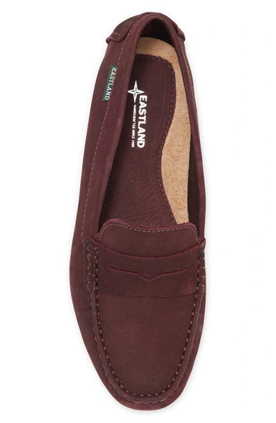 Eastland Patricia Leather Moc Loafer In Burgundy