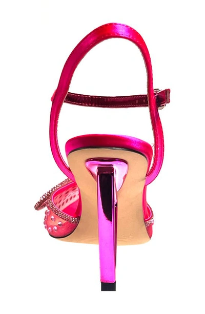 Lady Couture Gloria Embellished Pump In Fuchsia