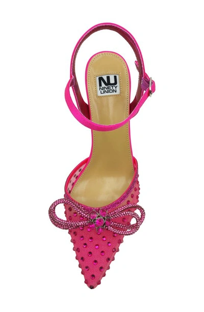 Lady Couture Gloria Embellished Pump In Fuchsia