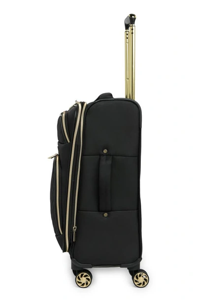 Kenneth Cole Chelsea 20-inch Quilted Expandable Suitcase In Black