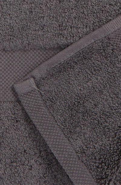 Matouk Lotus Hand Towel In Charcoal