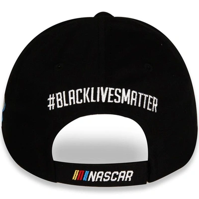 Shop Checkered Flag Black Bubba Wallace #blacklivesmatter Adjustable Hat