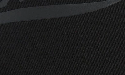 Shop Moncler Whipstitch Detail Logo Cotton Baseball Cap In Black