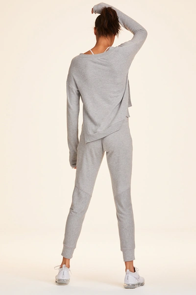 Shop Alala Wander Sweatshirt In Grey