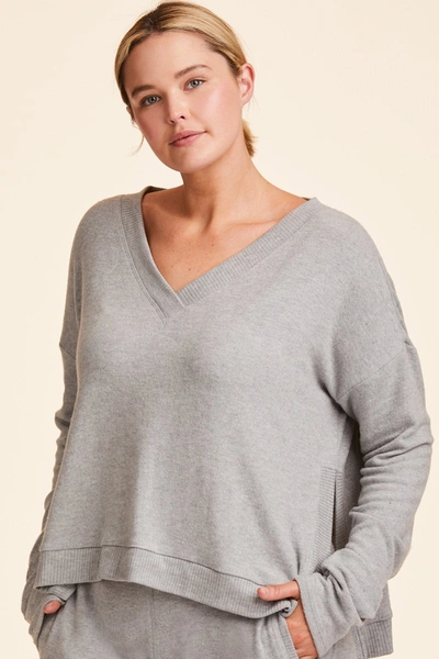 Shop Alala Wander Sweatshirt In Grey