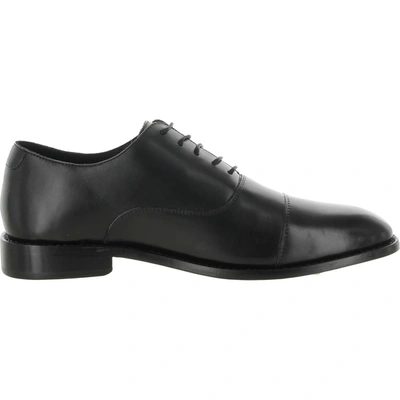 Shop Anthony Veer Clinton Mens Leather Formal Oxfords In Black
