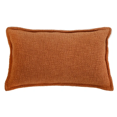 Shop Pom Pom At Home Humboldt Hand Woven Pillow 14" X 24" With Insert In Brown