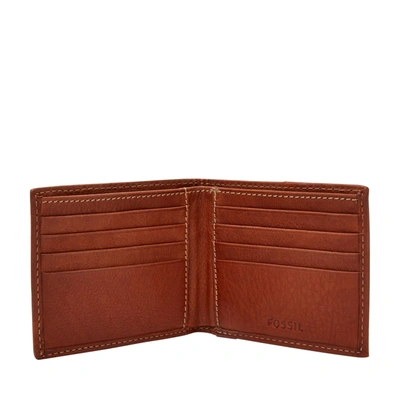 Fossil Men's Lufkin Leather Bifold In Multi