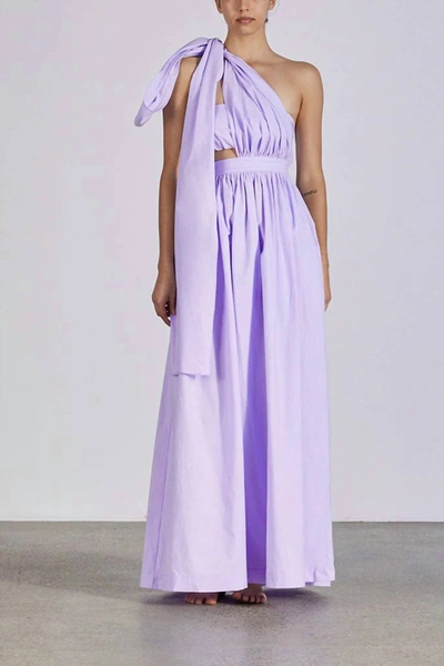 Shop Bondi Born St Tropez Long Dress In Lavender In Purple