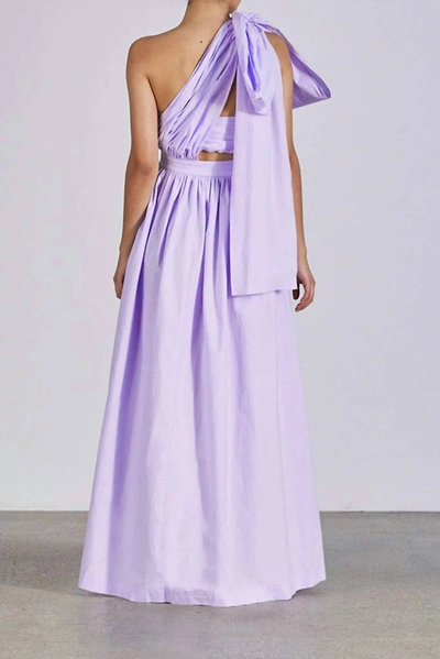 Shop Bondi Born St Tropez Long Dress In Lavender In Purple